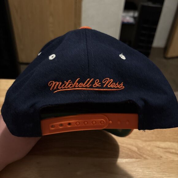 Chicago Bears SnapBack NFL Mitchell & Ness Script Vintage Collection Hat Cap - Picture 3 of 10